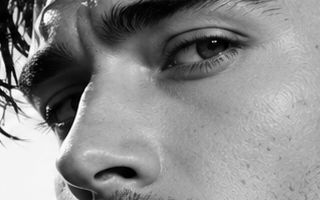 Close-up of a clean, natural brow line